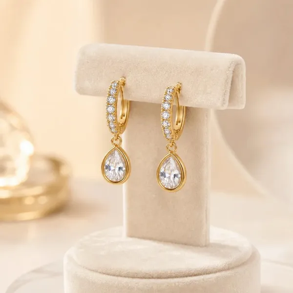 Gold-Tone_Crystal_Hoop_Drop_Earrings_For_Women