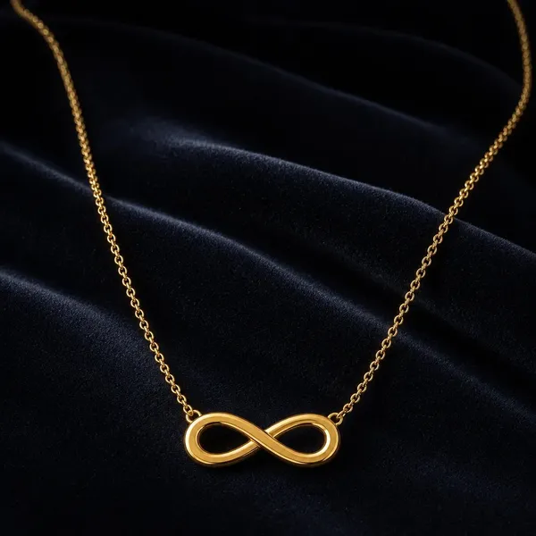 Gold_Tone_Infinity_Pendant_Necklace_For_Women