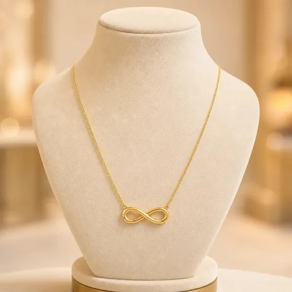 Gold_Tone_Infinity_Pendant_Necklace_For_Women