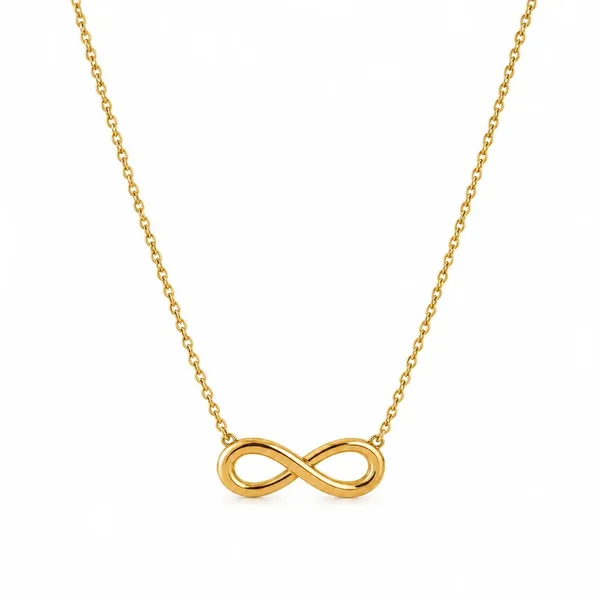 Gold_Tone_Infinity_Pendant_Necklace_For_Women