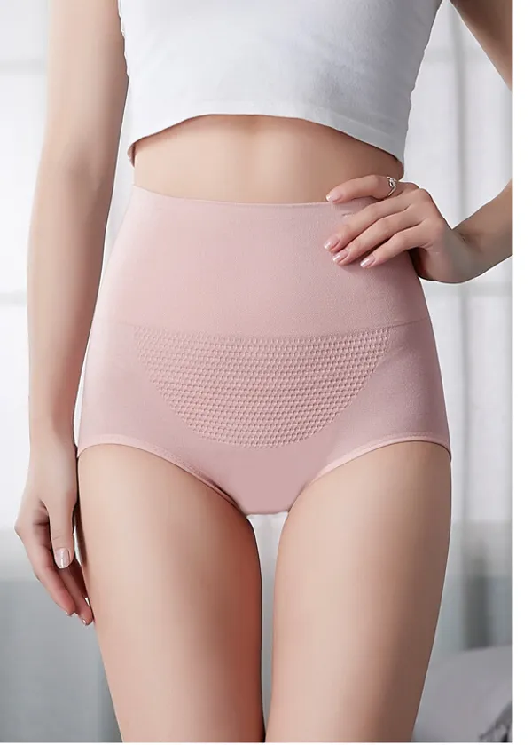 Pink_High_Waist_Shaping_Brief_for_Women