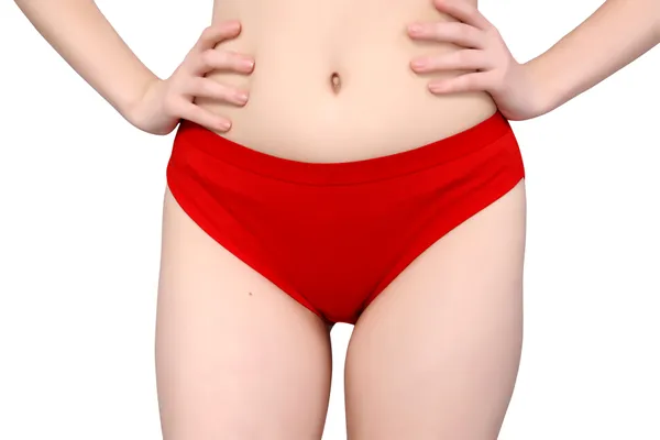 Red_Solid_Two_Piece_Bikini_Set_for_Women