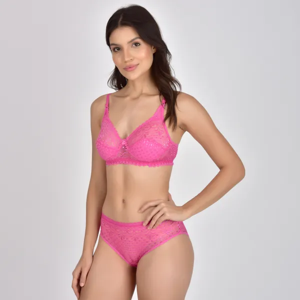 Pink_Lace_Bra_And_Panty_Set_for_Women