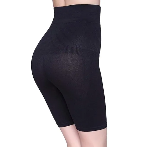 Black_High_Waist_Shaping_Shorts_for_Women