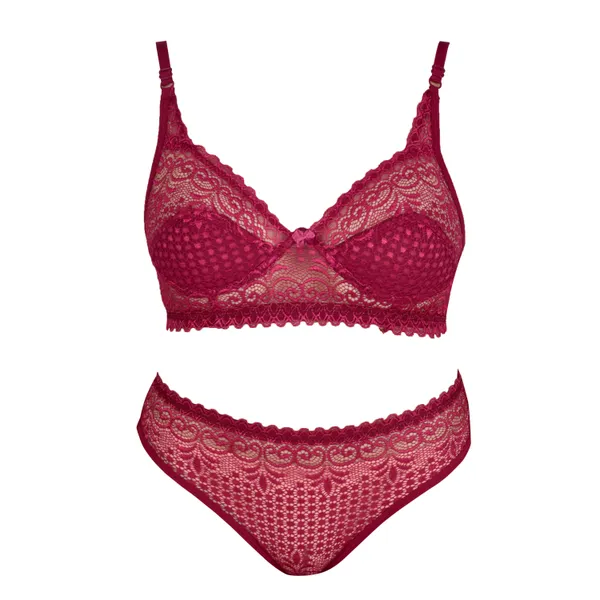 Maroon_Lace_Bra_And_Brief_Set_for_Women