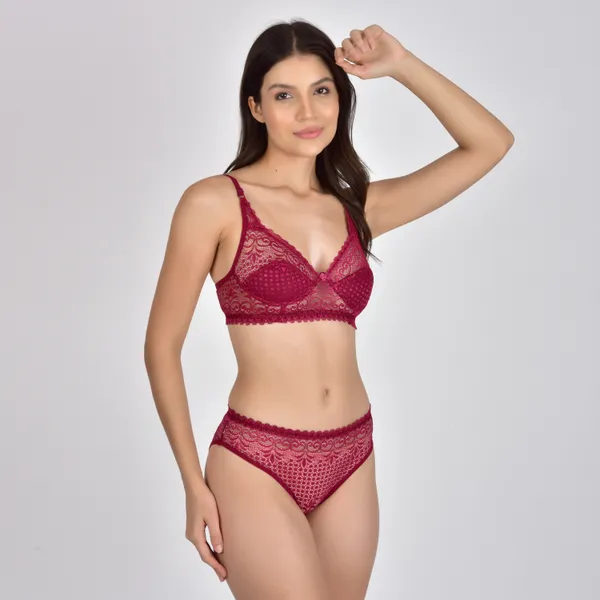 Maroon_Lace_Bra_And_Brief_Set_for_Women