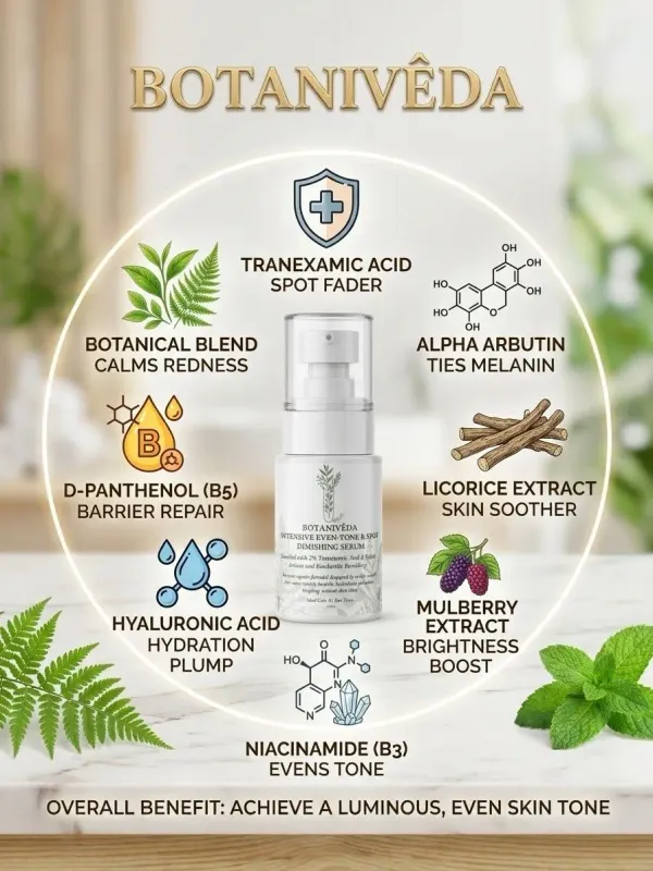 Intensive_Even_Tone_Spot_Dimishing_Serum_By_Botaniveda_Enriched_With_2_Tranexamic_Acid_Alpha_Arbutin_And_Bio_Active_Botanicals