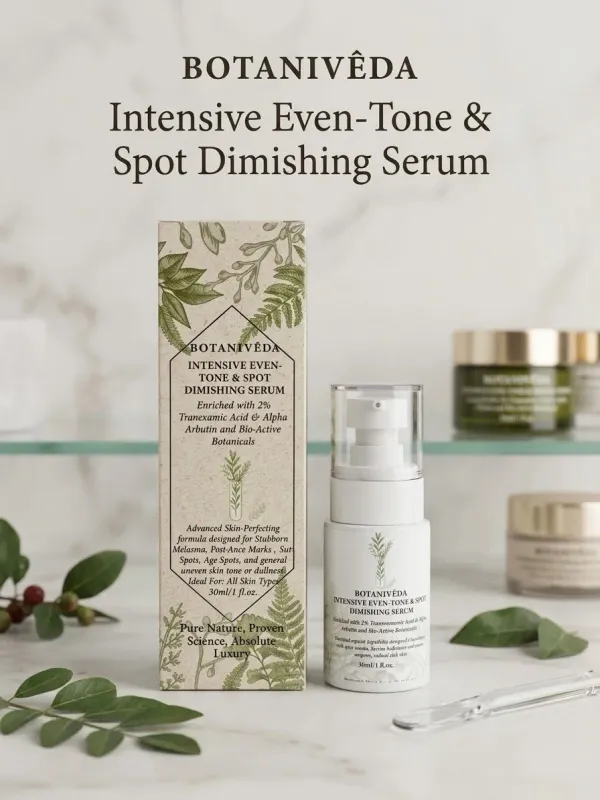 Intensive_Even_Tone_Spot_Dimishing_Serum_By_Botaniveda_Enriched_With_2_Tranexamic_Acid_Alpha_Arbutin_And_Bio_Active_Botanicals