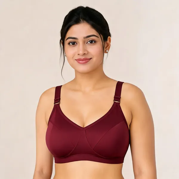 Maroon_Structured_V-Neck_Bra_For_Women
