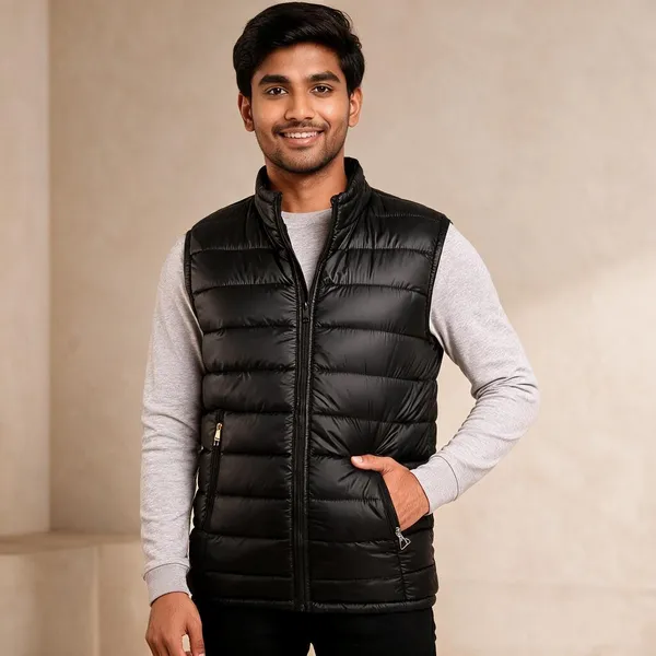 Black_Cotton_Quilted_Sleeveless_Puffer_Vest_For_Men