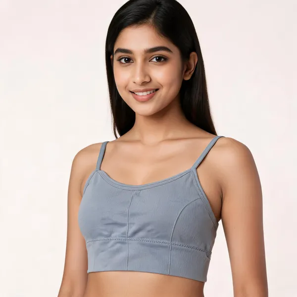 Grey_Cotton_Cropped_Sports_Bra_For_Women