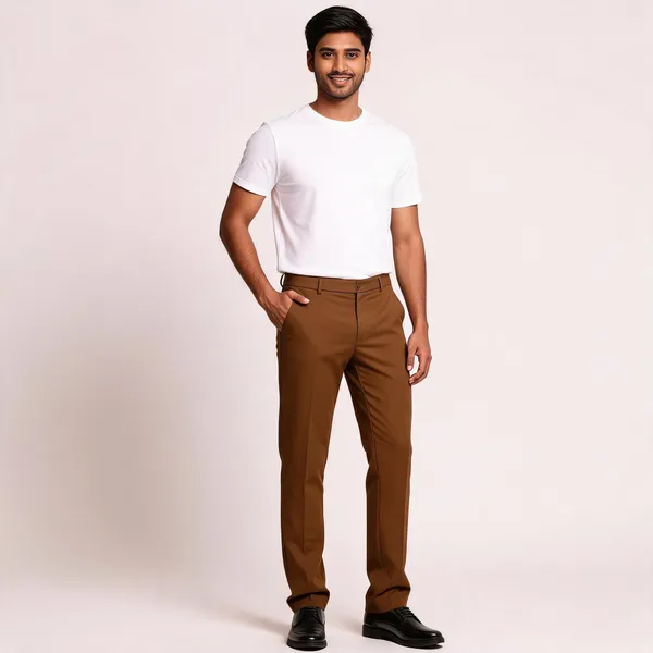 Brown_Cotton_Straight_Fit_Trousers_For_Men