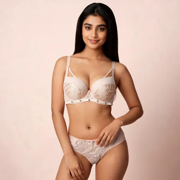 Blush_Lace_Moulded_Cup_Lingerie_Set_For_Women