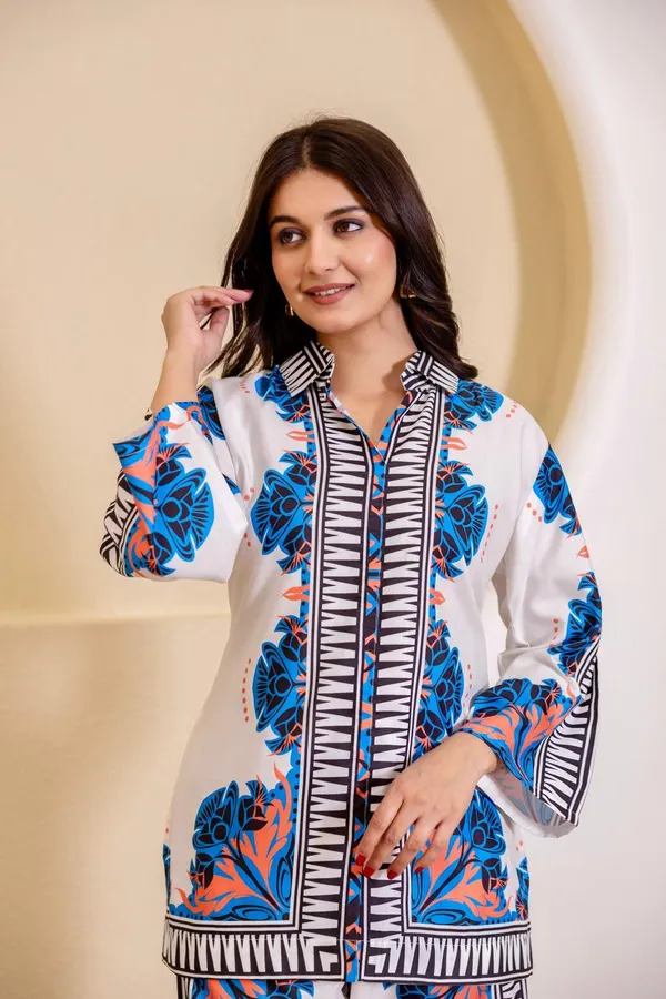 White_Printed_Relaxed_Fit_Co-Ord_Set_for_Women