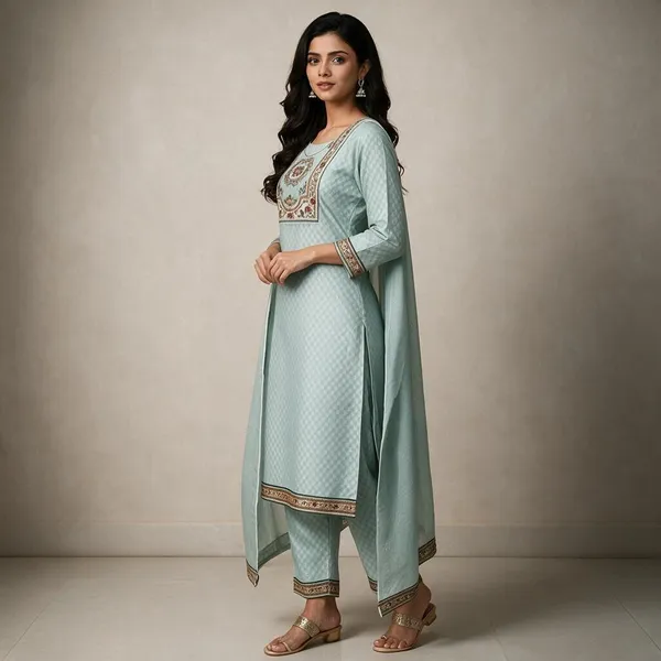Mint_Green_Cotton_Straight_Embroidered_Kurta_Set_For_Women