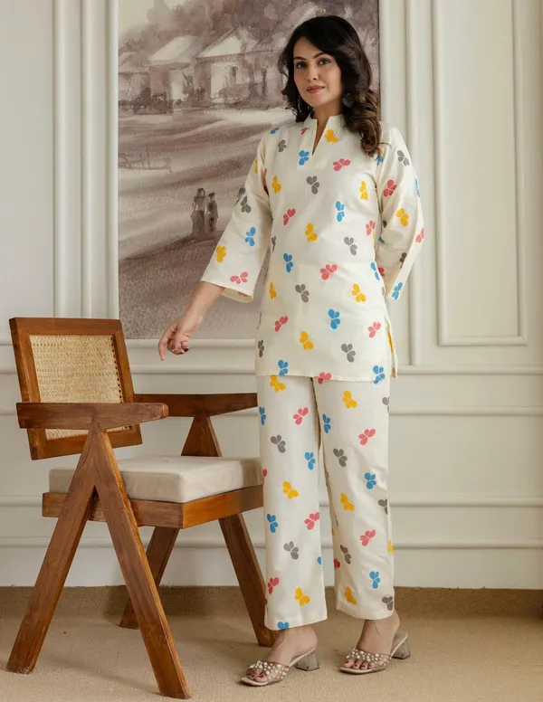Women's_Printed_Kurta_Set_–_Off_White_&_Multicolor_Floral