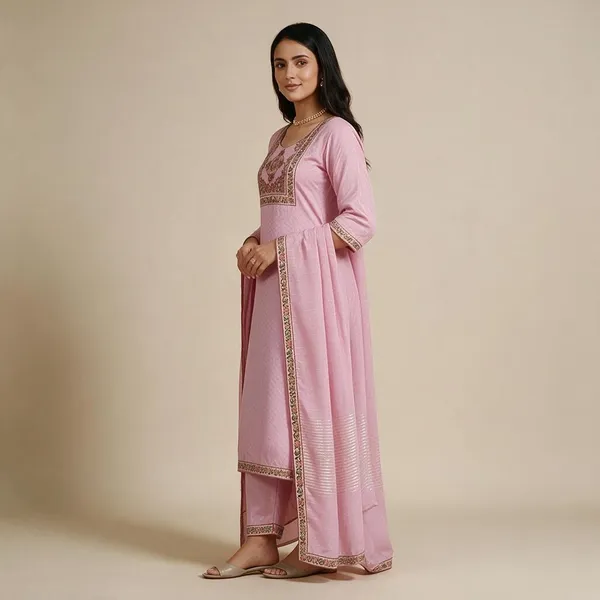 Pink_Cotton_Straight_Embroidered_Suit_Set_For_Women
