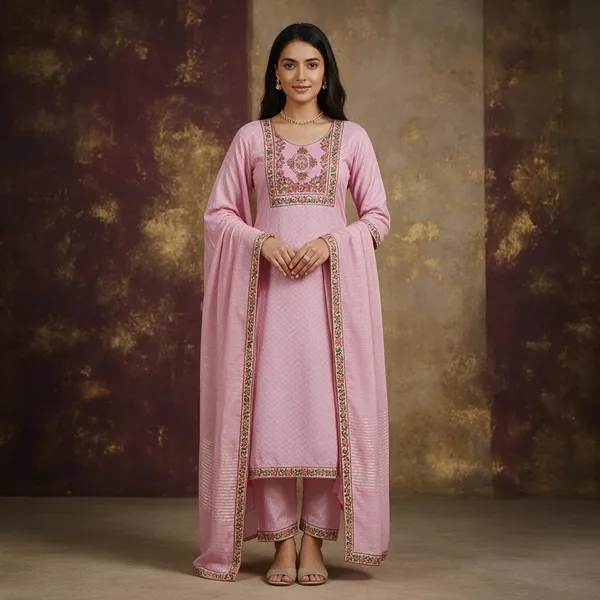 Pink_Cotton_Straight_Embroidered_Suit_Set_For_Women