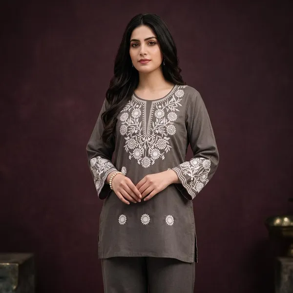 Grey_Cotton_Printed_Kurta_Set_For_Women