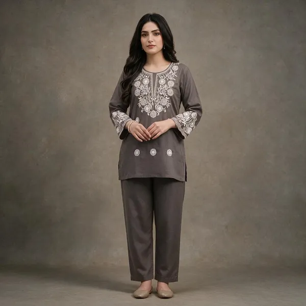 Grey_Cotton_Printed_Kurta_Set_For_Women