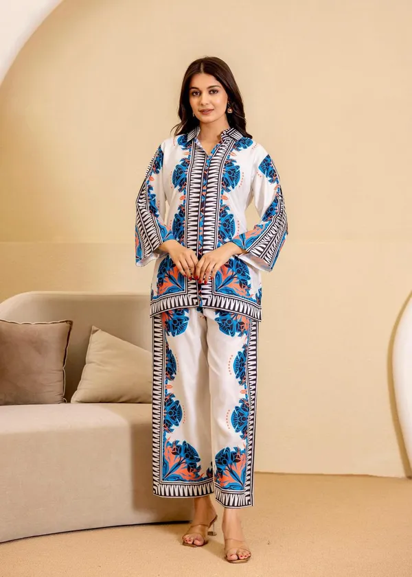 White_Printed_Relaxed_Fit_Co-Ord_Set_for_Women