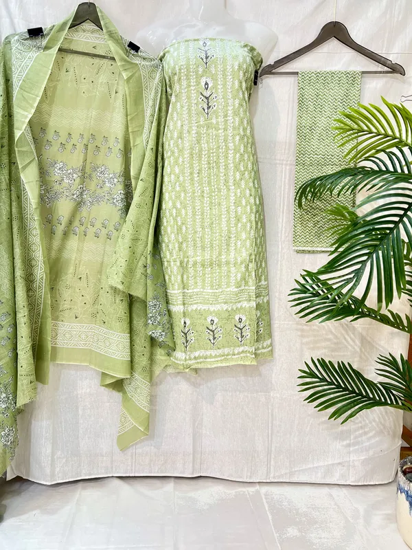 Green_Printed_Unstitched_Suit_Set_for_Women