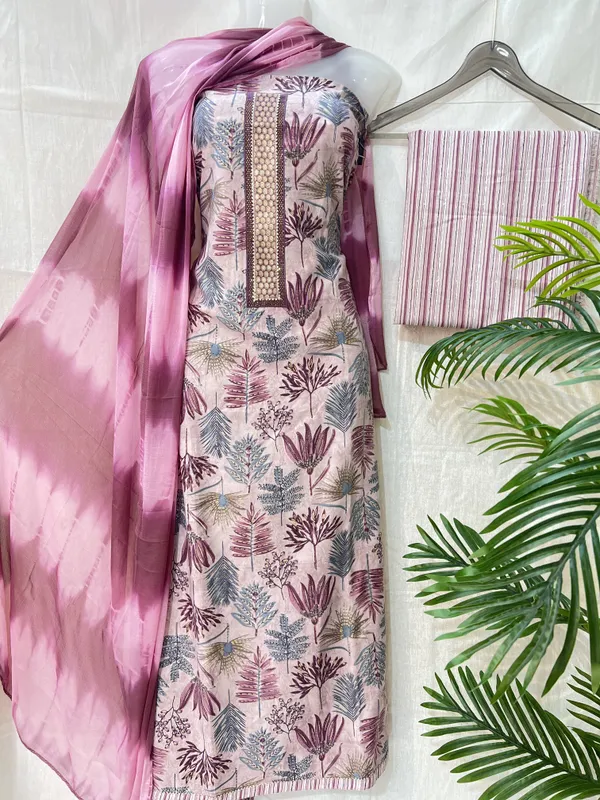 Pink_Floral_Print_Kurta_Set_For_Women