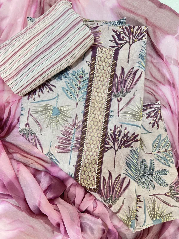 Pink_Floral_Print_Kurta_Set_For_Women