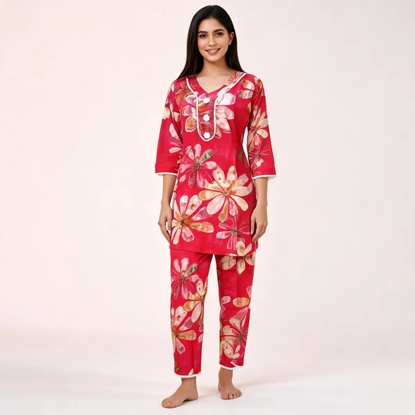 Pink_Rayon_Co_Ord_Set_For_Women