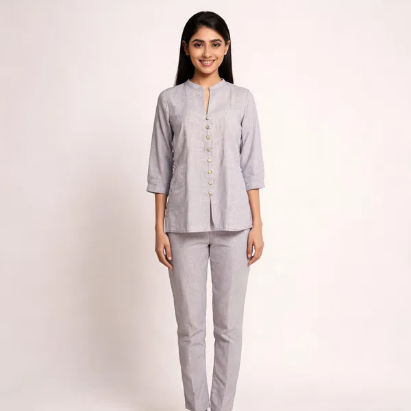 Purple_Denim_Cotton_Co_Ord_Set_For_Women