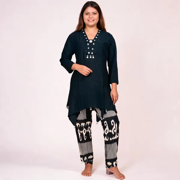 Black_Rayon_Co_Ord_Set_For_Women