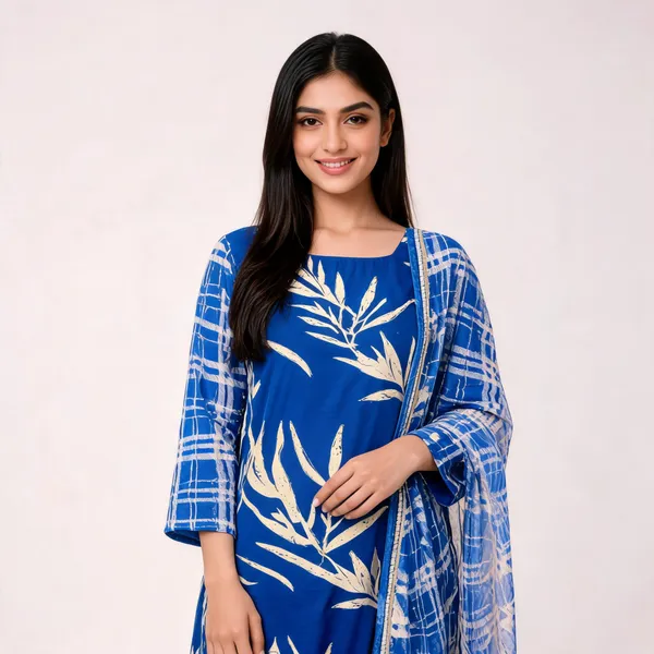 Blue_Cotton_Unstitched_Suit_With_Dupatta_For_Women
