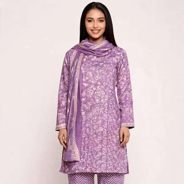 Purple_Cotton_Unstitched_Suit_With_Dupatta_For_Women