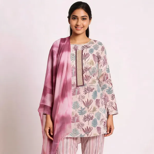 Pink_Cotton_Unstitched_Suit_With_Dupatta_For_Women