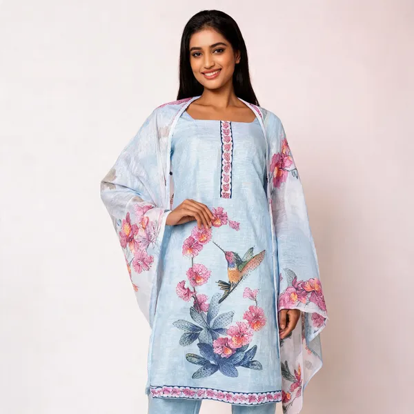 White_Linen_Unstitched_Suit_With_Dupatta_For_Women