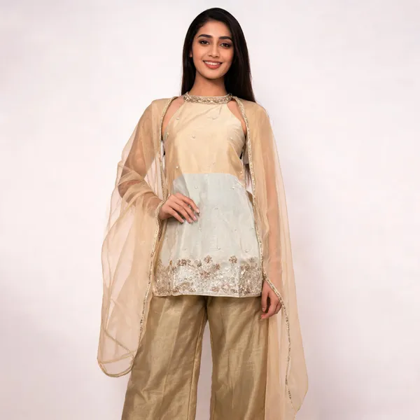 Beige_Chanderi_Silk_Suit_Set_With_Dupatta_For_Women
