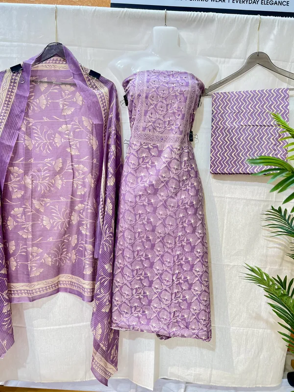 Purple_Printed_Three_Piece_Suit_Set_for_Women