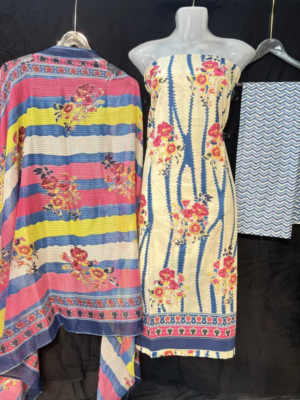 Multicolour_Printed_Unstitched_Suit_Material_for_Women
