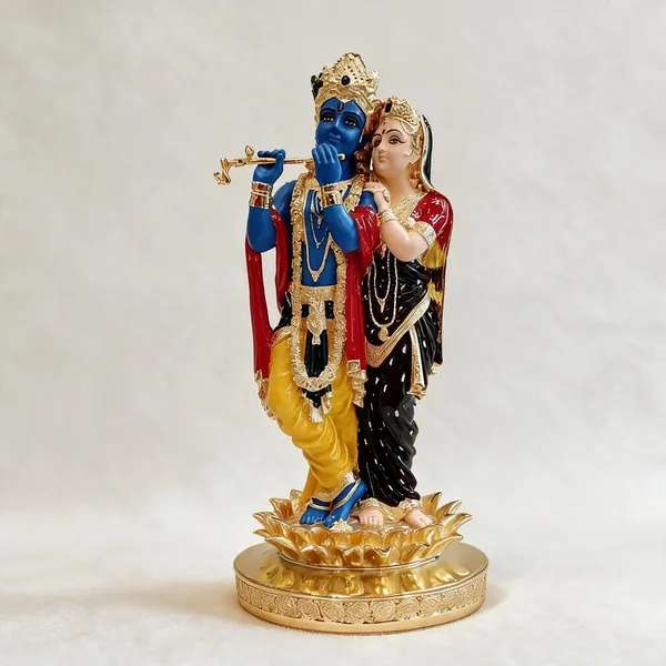 Multicolor_Marble_Powder_Radha_Krishna_Idol