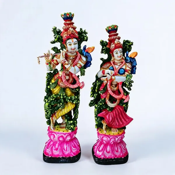 Multicolor_Marble_Powder_Radha_Krishna_Idol