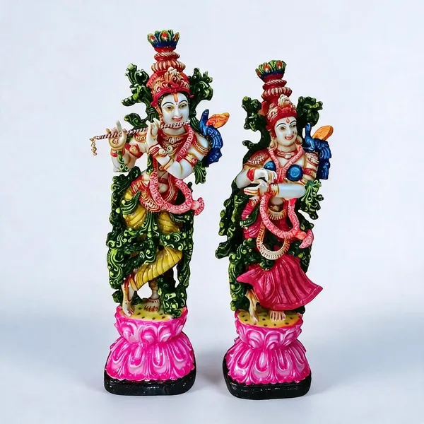 Multicolor_Marble_Powder_Radha_Krishna_Idol