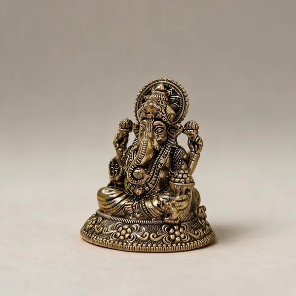 Gold_Brass_Ganpati_Idol