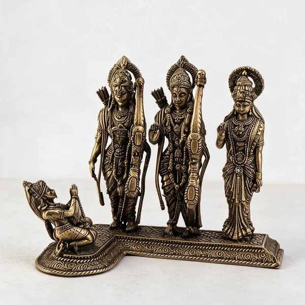 Gold_Brass_Ram_Darbar_Idol_For_Decor_And_Puja