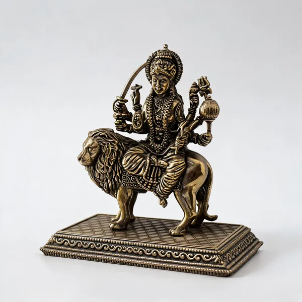Gold_Brass_Durga_Maa_Idol_For_Decor_And_Puja