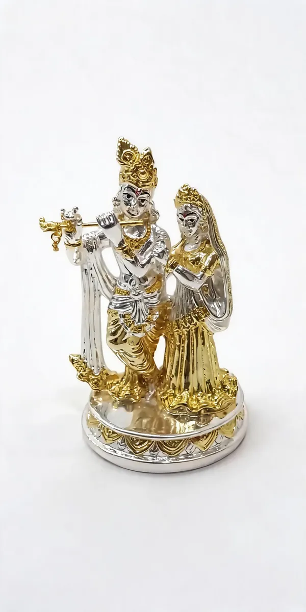 Gold_Marble_Powder_Radha_Krishna_Idol