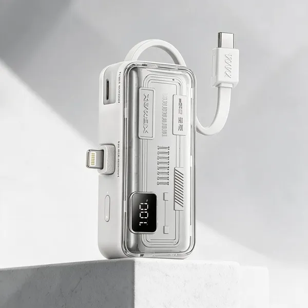 Shakoo_Series_Emergency_Built-In_Type-C_Cable_Fast_Charging_Power_Bank_Qc22.5_5000MahFp-108