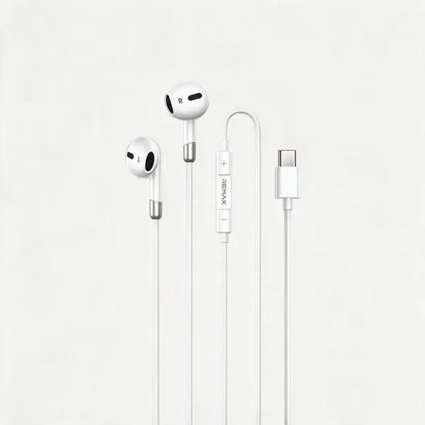 Remax_Type-C_Half-In-Ear_Metal_Wired_EarphonesRm-05A
