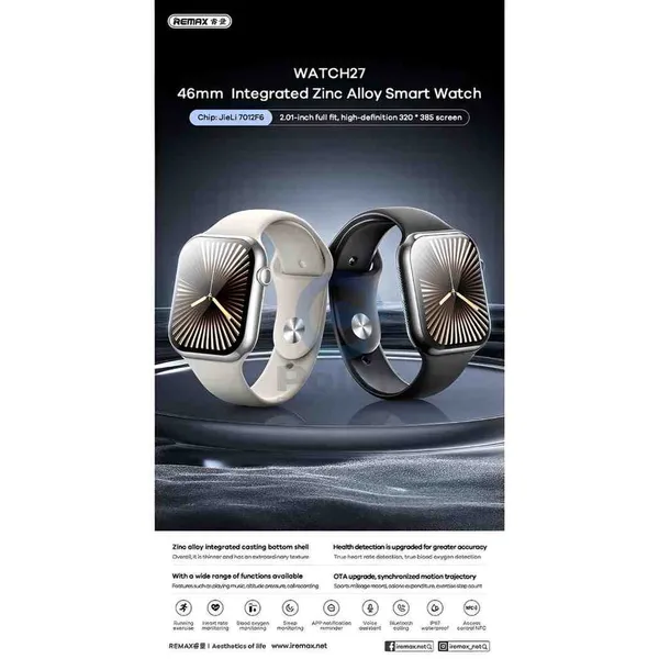 REMAX_46mm_Integrated_Zinc_Alloy_Smartwatch
WATCH27