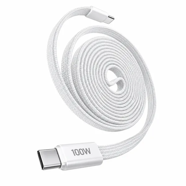 Remax_Gravity_Series_100W_Zinc_Alloy_Magnetic_Foldable_Braided_Data_Cable_Cb57(C-C)_1M