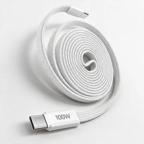 Remax_Gravity_Series_100W_Zinc_Alloy_Magnetic_Foldable_Braided_Data_Cable_Cb57(C-C)_1M